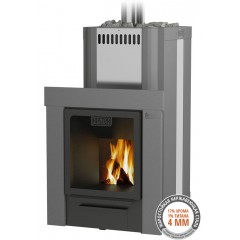 Костер 21 РЕЛАКС Дровяная печь-каменка, каминная дверца со стеклом 346х322