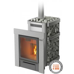 Костер-Сетка 14 РЕЛАКС Дровяная печь, каминная дверца со стеклом 346х322