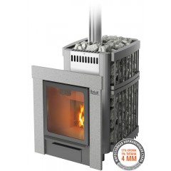 Костер-Сетка 18 РЕЛАКС Дровяная печь, каминная дверца со стеклом 346х322